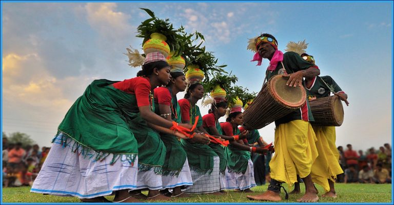 Tribal dance performance